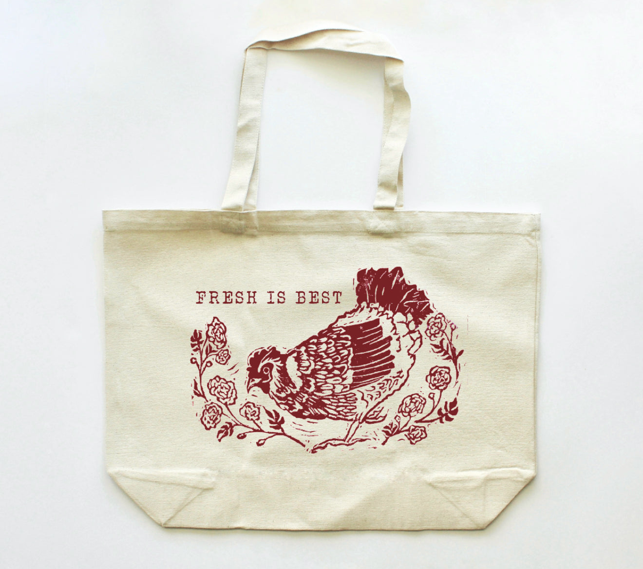 Fresh Is Best XL Tote Bag